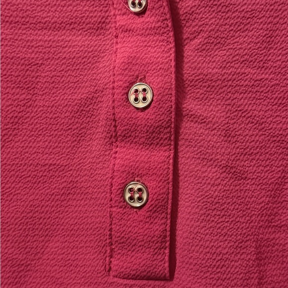 🎀5/$15🎀New Directions Vibrant Pink Blouse - Picture 3 of 4